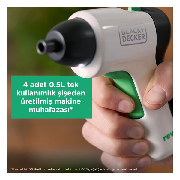 Black+Decker Reviva REVSD4C-XJ 3.6 V Şarjlı Vidalama Makinesi - Görsel 5