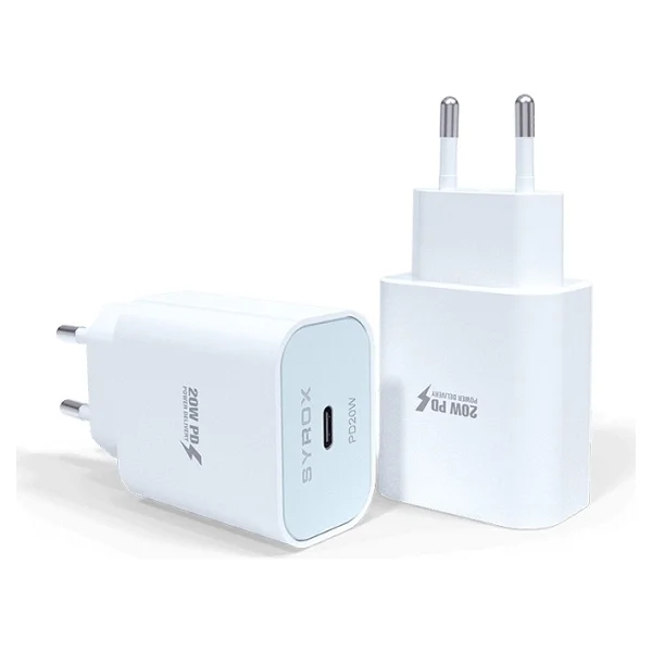Syrox PD20B 20 W Type-C Hızlı Şarj Adaptörü - Görsel 2