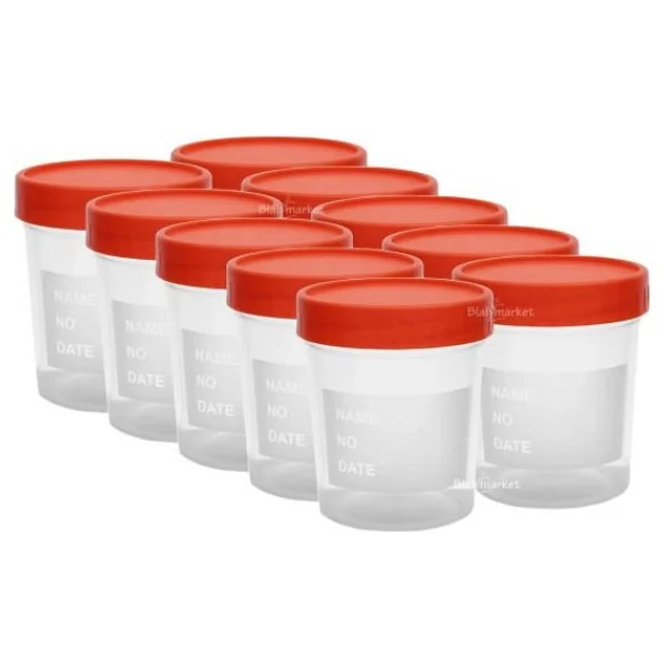 Edlab Idrar Numune Kabı 100 ml Idrar Numune Kabı 250 Adet - Görsel 3