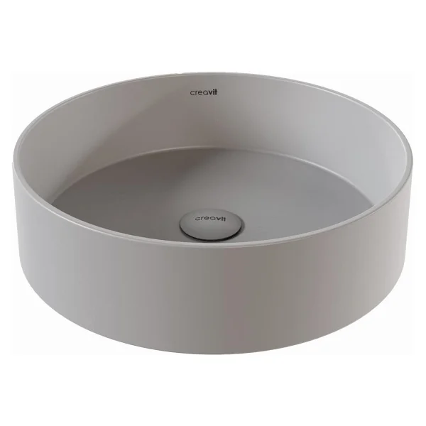 Creavit LP145 Loop 45 cm Set Üstü Cool Grey Çanak Lavabo - Görsel 4