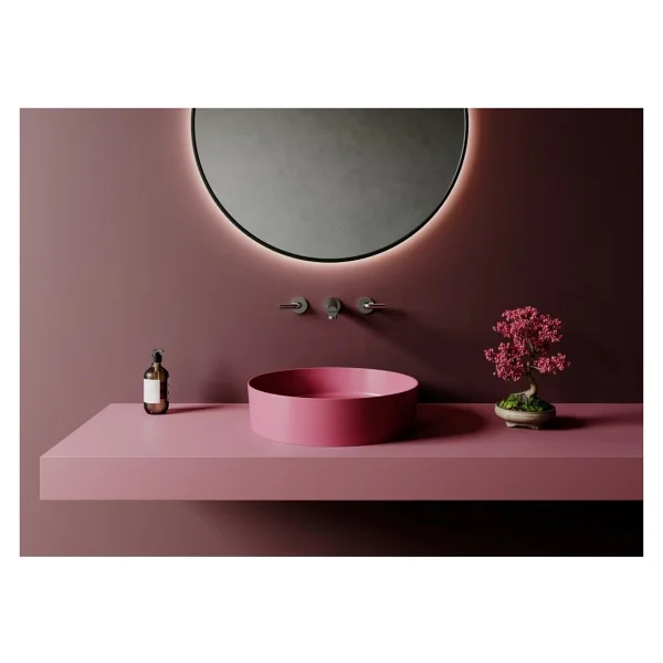 Creavit LP145 Loop 45 cm Set Üstü Sakura Çanak Lavabo - Görsel 4