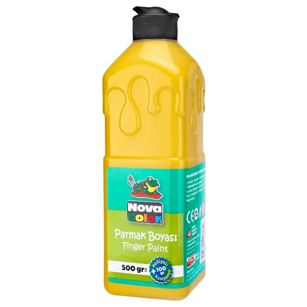 Nova Color 500 gr Sarı Parmak Boyası - Görsel 2