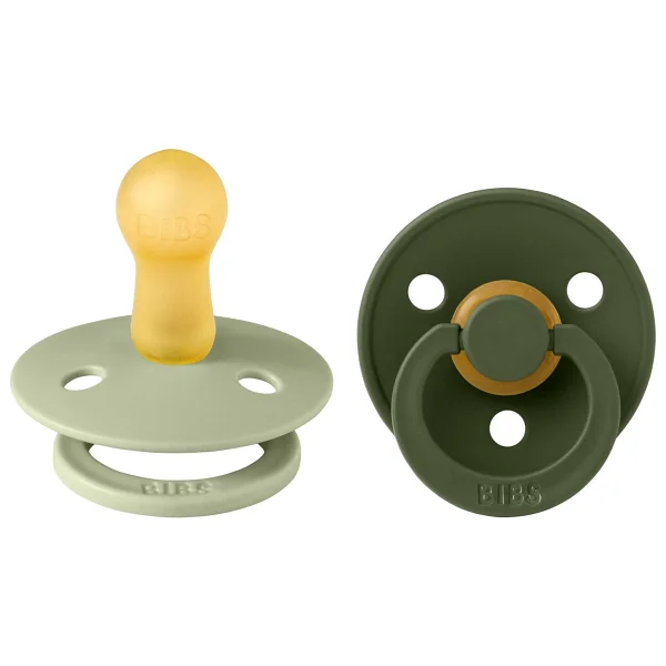 Bibs Colour Sage-Hunter Green 18 Ay+ İkili Kauçuk Emzik - Görsel 4