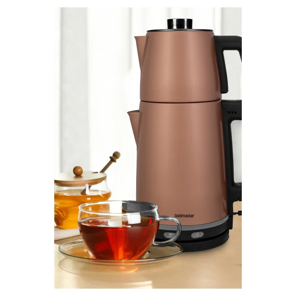 Goldmaster IN-6340 Joy Tea 2200 W Rose Gold Çelik Çay Makinesi - Görsel 2