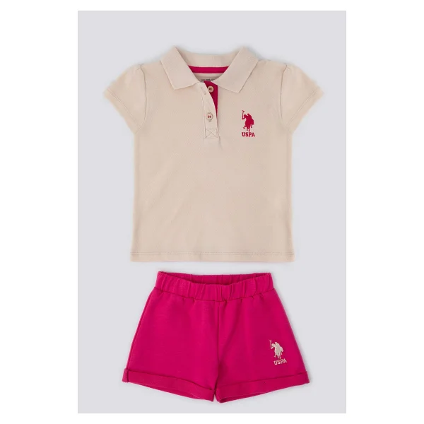 U.S. Polo Assn. Creamy Intensity Pembe Bebek Hırka - 9 - 12 Ay - Vişne - Görsel 10