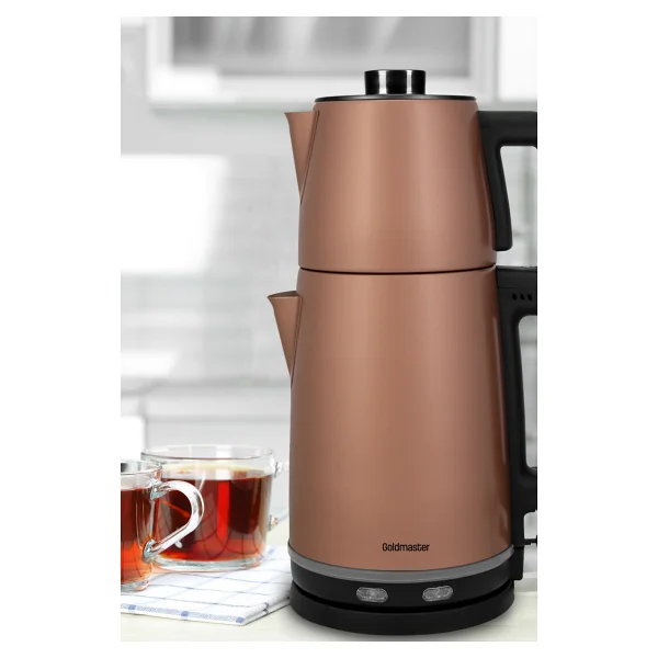 Goldmaster IN-6340 Joy Tea 2200 W Rose Gold Çelik Çay Makinesi - Görsel 6