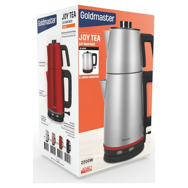 Goldmaster IN-6340 Joy Tea 2200 W Rose Gold Çelik Çay Makinesi - Görsel 7