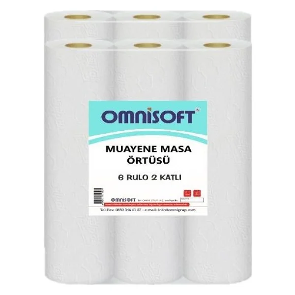 Omnisoft Extra Muayene Masa Örtüsü 50 cm x 210 mt - 6 Rulo - Görsel 4