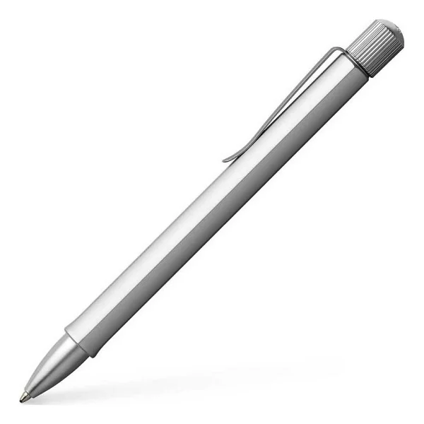 Faber-Castell Hexo Gümüş Tükenmez Kalem - Görsel 2