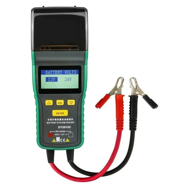 DUOYI DY2015C Termal Yazıcılı Otomotiv Akü Sistemi Test Cihazı 24V/12V - Görsel 7