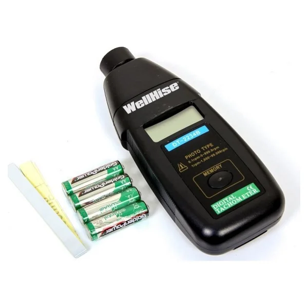 WellHise DT2234B Dijital RPM Ölçer Lazer Takometre - Görsel 4