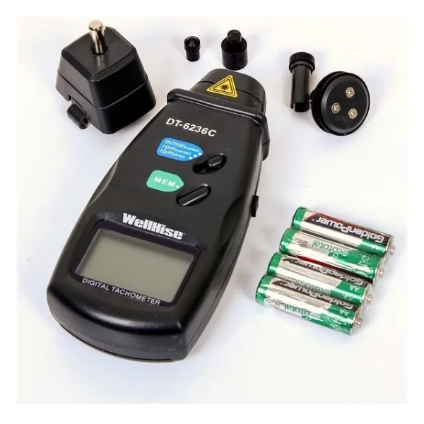 WellHise DT6236C Optik Temaslı Takometre - Görsel 4