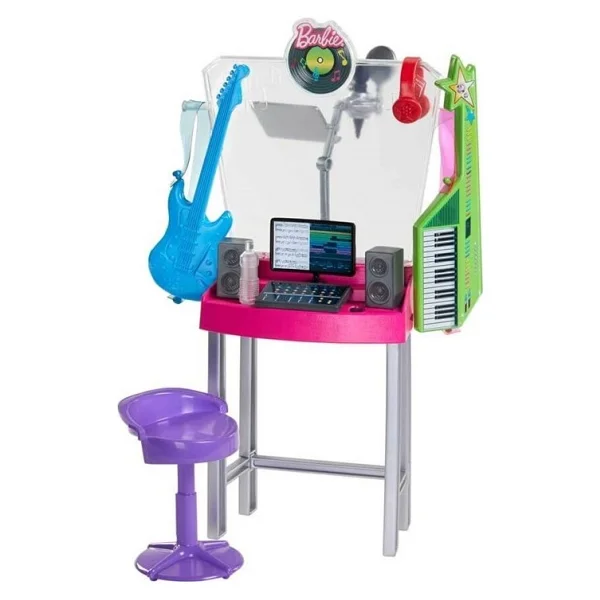Barbie Meslek Aksesuarları Müzik Stüdyosu GJL67 - Görsel 4