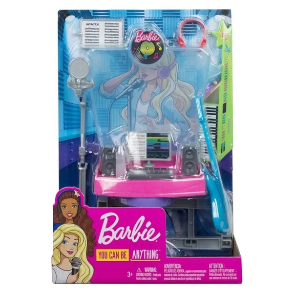 Barbie Meslek Aksesuarları Müzik Stüdyosu GJL67 - Görsel 2
