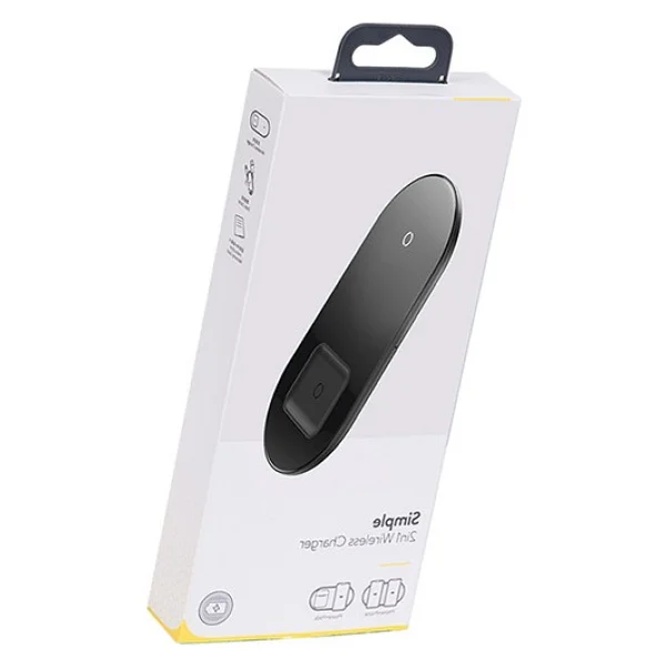 Baseus Simple 24 W Qi 2in1 Kablosuz Hızlı Şarj Aleti - Görsel 2