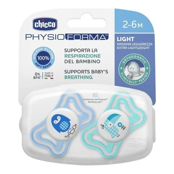 Chicco Emzik Physio Light 2'li - 3 - 6 Ay - Renkli - Görsel 2