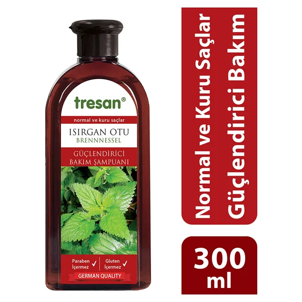 Tresan Isırgan Otlu Normal ve Kuru Saçlar için 300 ml Dökülme Karşıtı Şampuan - Görsel 3
