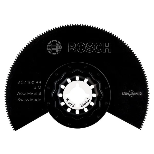 Bosch - Starlock - ACZ 100 BB - BIM Ahşap ve Metal İçin Segman Testere Bıçağı, Bombeli 1'li 2608661633 - Görsel 4