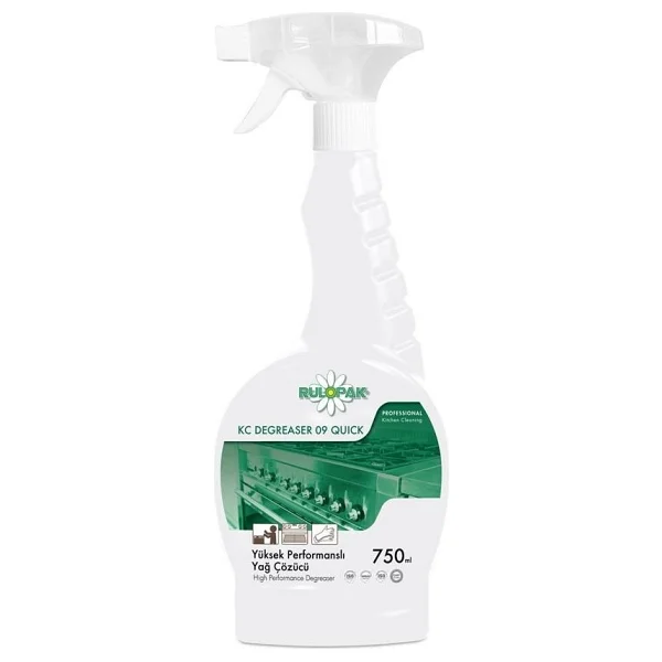 Rulopak Kc Degreaser Ağır Kir ve Yağ Çözücü 750 ml - Görsel 2