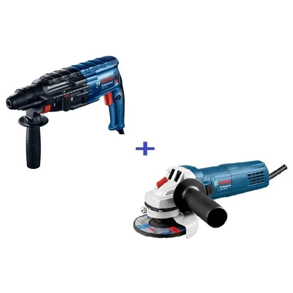 Bosch GBH 240 Kırıcı Delici + GWS 750-115 Taşlama Elektrikli El Aleti Seti - Görsel 5