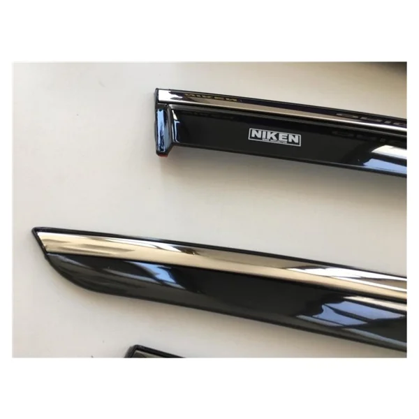 Niken Fiat Linea 2007- Kromlu Cam Rüzgarlığı 4 Lü - Görsel 3