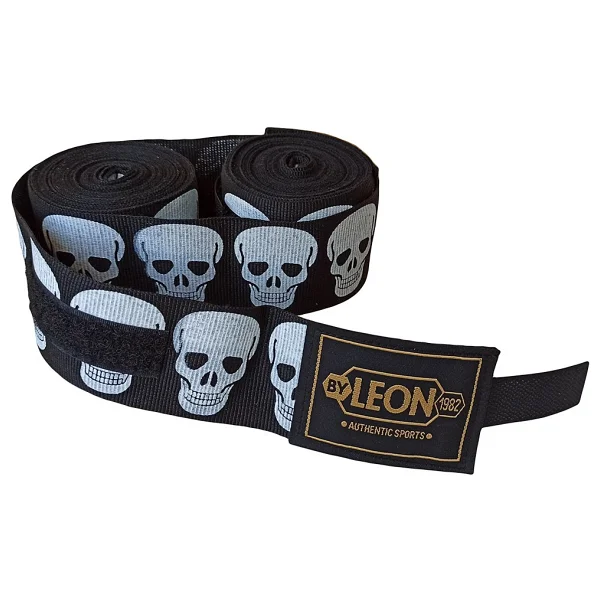 By Leon 1982 Leon Big Skulls Kuru Kafa 5 Metre Boks Bandajı - Görsel 3