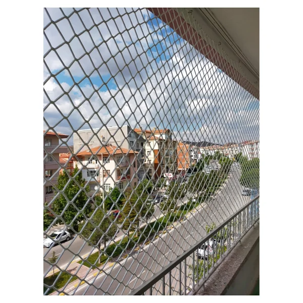 KONAK FİLE Çocuk Güvenlik Filesi, Balkon Filesi 5x5 (2metrex4metre) - Görsel 3