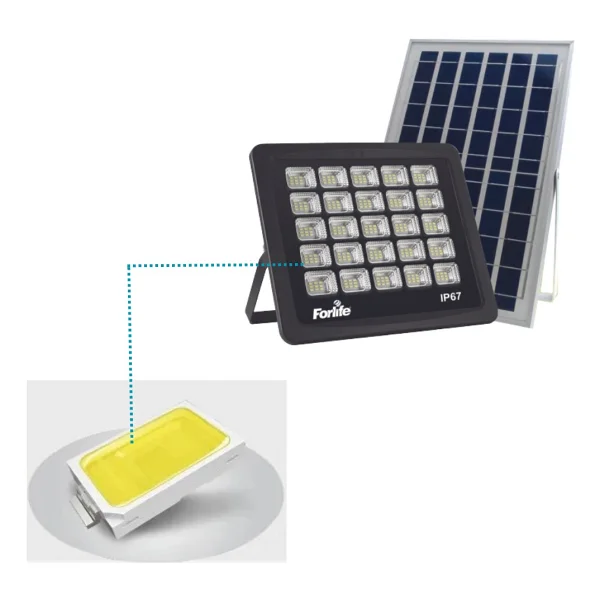 Forlife 250 Watt Güneş Enerjili Solar Projektör - Görsel 3