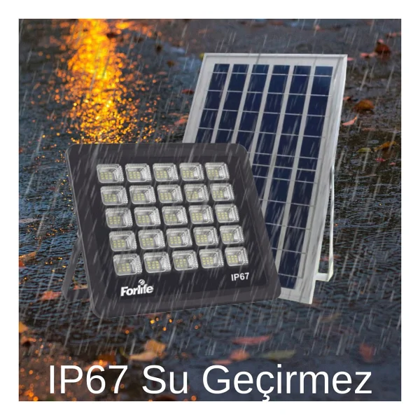 Forlife 250 Watt Güneş Enerjili Solar Projektör - Görsel 4
