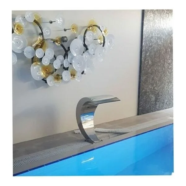 Dev Paslanmaz 500X600 mm Kobra Havuz Şelale Aısı 304 - Gümüş - Görsel 2