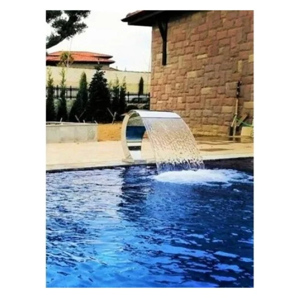 Dev Paslanmaz 500X600 mm Kobra Havuz Şelale Aısı 304 - Gümüş - Görsel 3