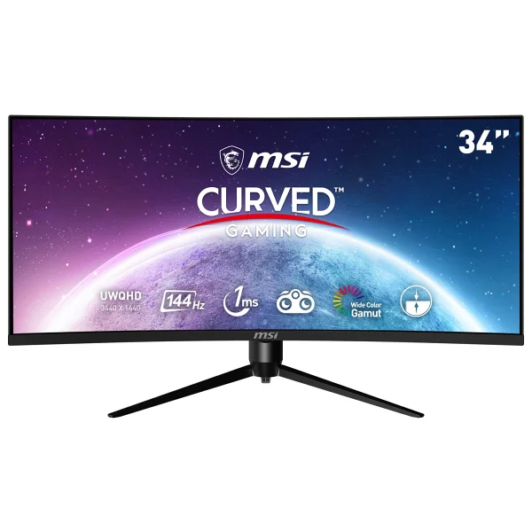 MSI MAG342CQPV 34" 1 ms WQHD Curved 100 Hz Oyuncu Monitörü - Görsel 2