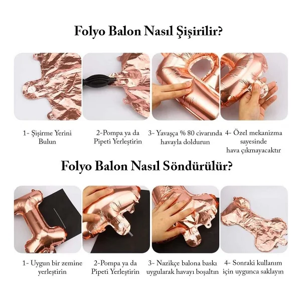 Patladı Gitti 5 Gümüş Rakam Ve Gold Kral Tacı Folyo Balon Doğum Günü Parti Kutlama Seti - Görsel 4