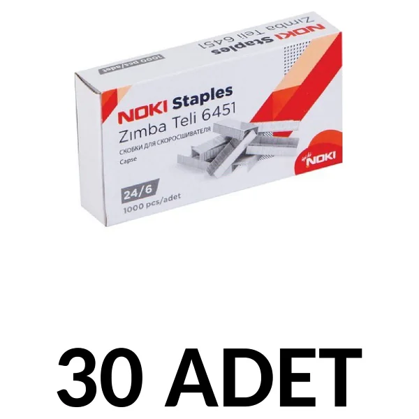 Noki 30 Adet Zımba Teli No:24/6 (cu) 1000 Li - Görsel 4