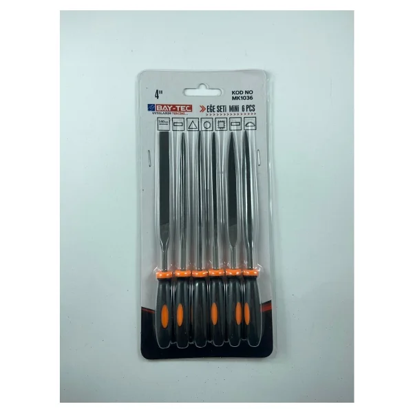 Bay-Tec MK1036 6 Parça Eğe Seti - Görsel 2