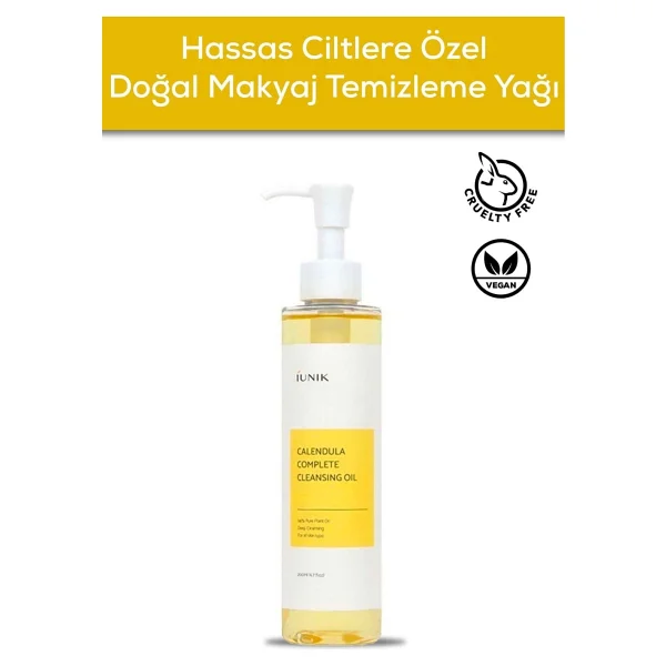 iUNIK Calendula Complete 200 ml Yüz Temizleme Yağı - Görsel 2
