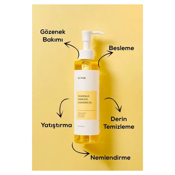 iUNIK Calendula Complete 200 ml Yüz Temizleme Yağı - Görsel 3