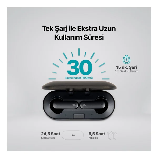 Ttec AirBeat Icon 2KM143 TWS Kulak İçi Bluetooth Kulaklık - Görsel 7