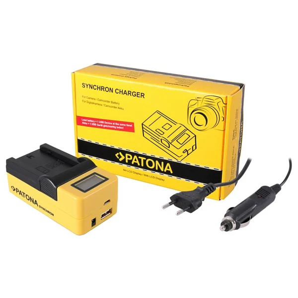 Patona Senkron LCD Ekranlı USB Şarj Cihazı Sony NP-FZ100 Için - Görsel 3