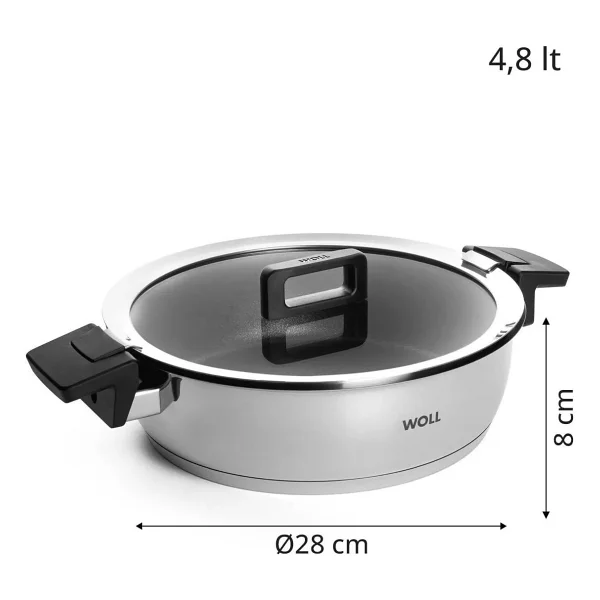 Woll Concept 28 cm Sığ Çelik Tencere - Görsel 2