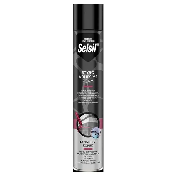 Selsil Yapıştırıcı Köpük Tabancalı 750 ml - Görsel 2