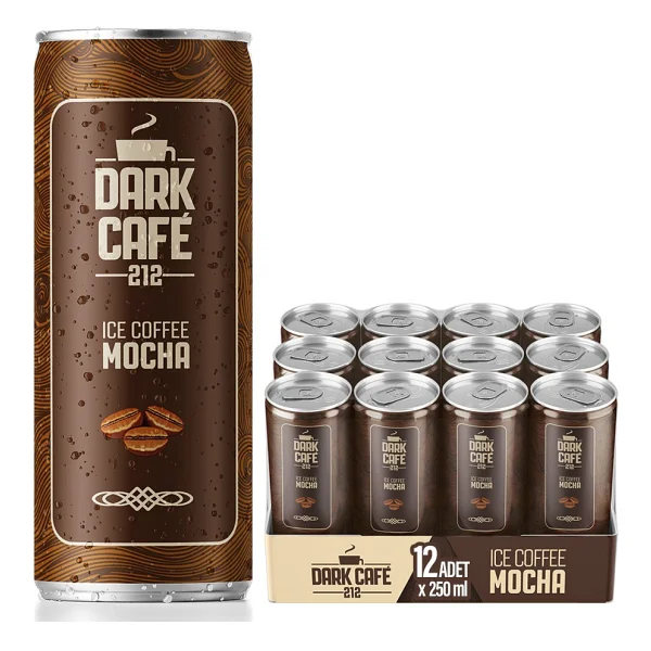 Dark Cafe 212 Soğuk Kahve Mocha 12 x 250 ML - Görsel 6