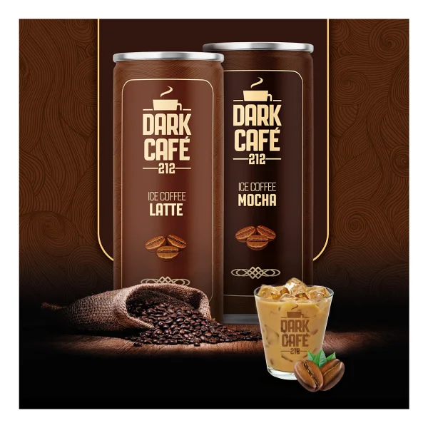 Dark Cafe 212 Soğuk Kahve Latte 12 x 250 ML - Görsel 3