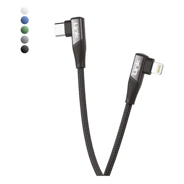 LinkTech K596 1.5 m Siyah Type-C to Lightning Şarj Kablosu - Görsel 6