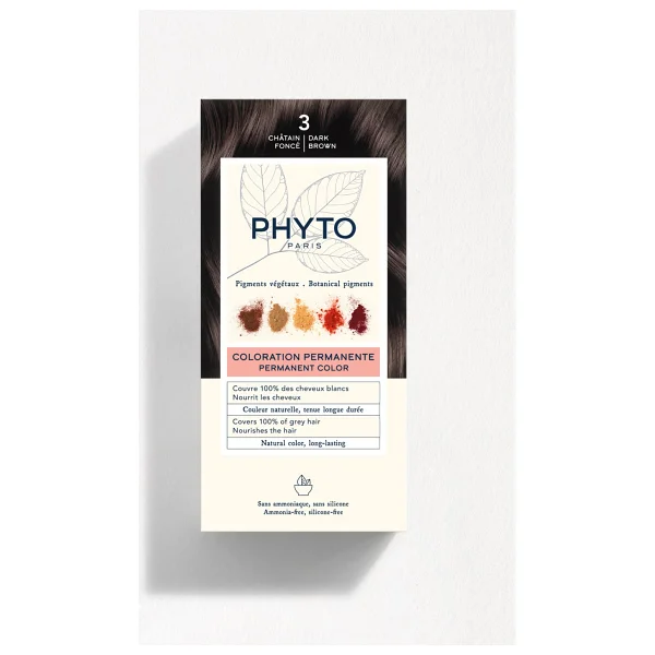 Phyto Color Kit 3 Koyu Kestane Saç Boyası - Görsel 3