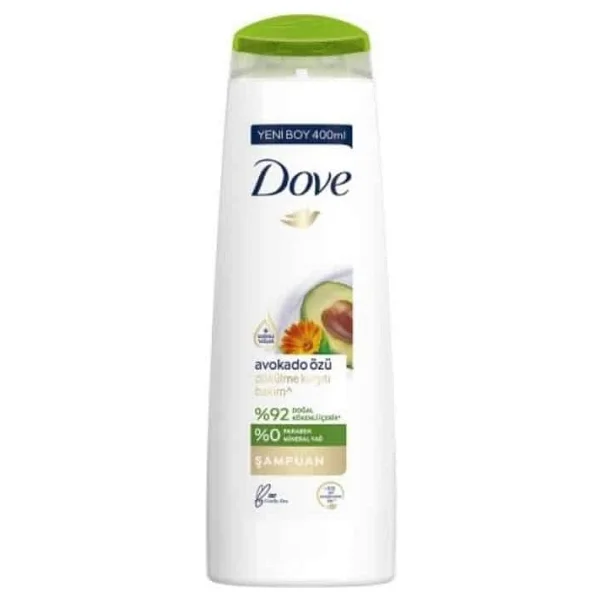 Dove Avokado ve Kalendula Özlü 400 ml Saç Dökülmesine Karşı Şampuan - Görsel 2