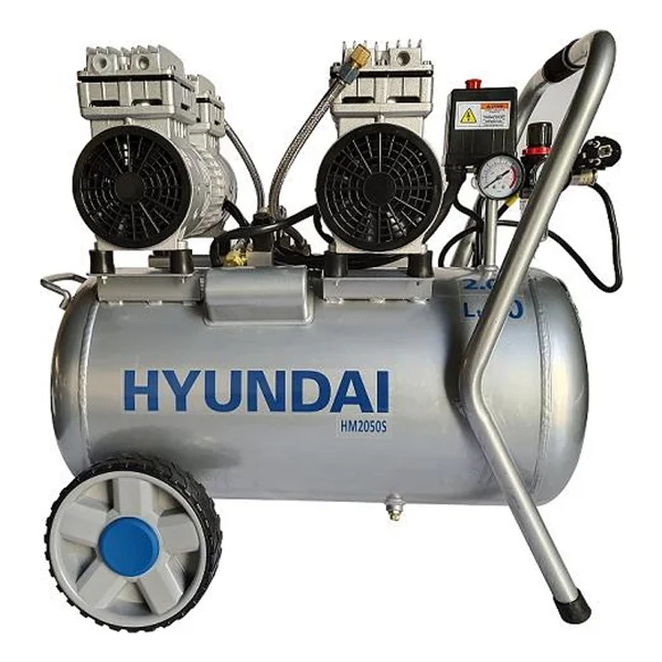 Hyundai HM2550S 1100 W 50 lt Sessiz Yağsız Hava Kompresörü - Görsel 4