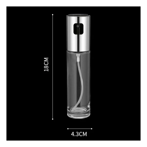 Buffer Buffer 100ML Kapasiteli Şeffaf Spreyli Yağdanlık Sosluk Yağ Püskürtücü Yağ Şişesi - Görsel 5