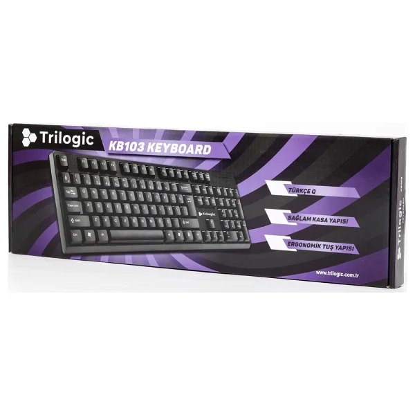 Trilogic KB103 Kablolu Klavye - Görsel 5