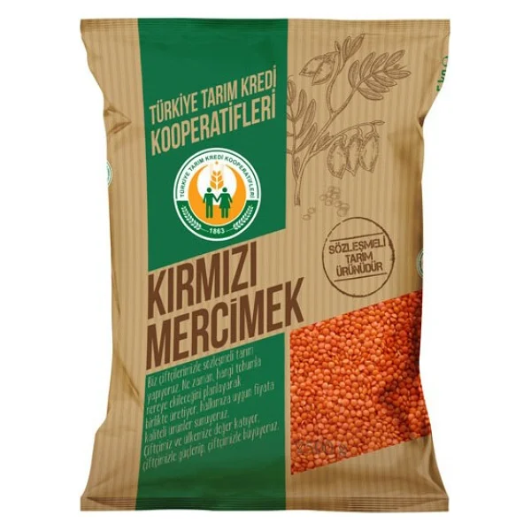 Tarım Kredi Birlik Kırmızı Mercimek 2.5 kg - Görsel 6